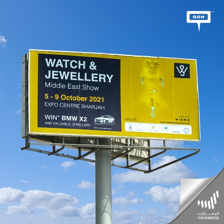 Sharjah gears up to set the 48th Edition of the Watch & Jewellery Middle East Show with a Stunning OOH Campaign