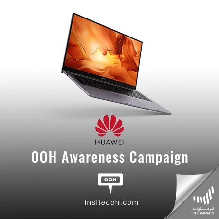 HUAWEI Elevates the OOH Scene in Dubai with MateBook X Pro: A Borderless Experience