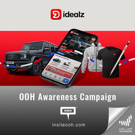 “Join The Joy Of Winning” with Idealz’s Feisty, Vivid Scarlet Billboards All Over Dubai