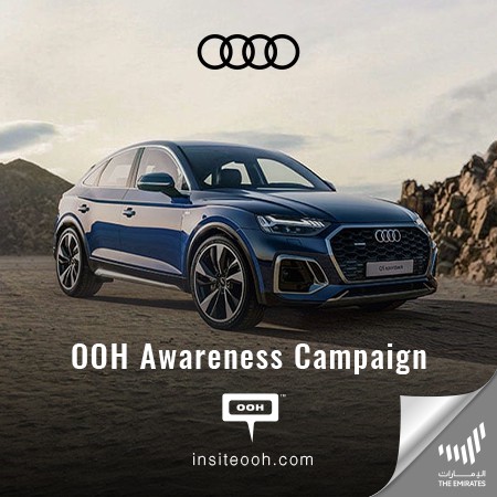 Audi Lands Confidently on Dubai’s Billboards, Ready for The Future Memories!