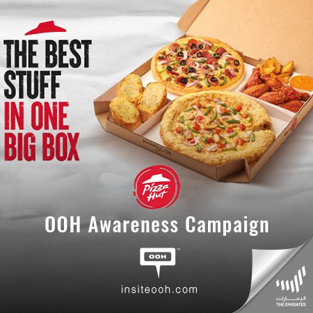 Pizza Hut is Back on Dubai’s OOH Scene to Promote The Big Box