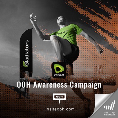 Etisalat Presents on Dubai's OOH arena, "Etisalat Gladiator" to Test your Strength