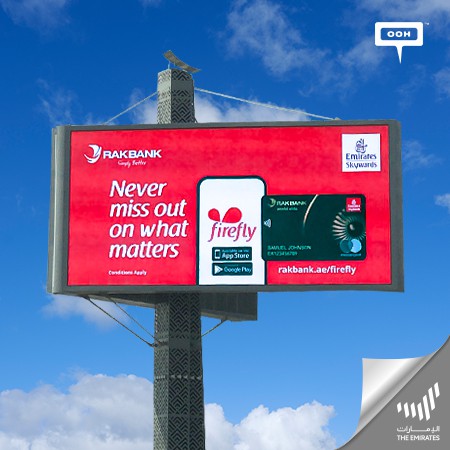 RAKBANK to Launch a New Companion App “Firefly” on Dubai's OOH Scene
