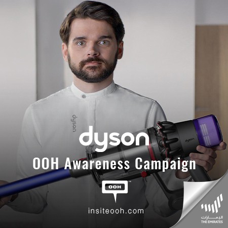 Dyson Guarantees Healthier Homes with the new v11 on Dubai's Billboards