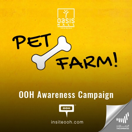 Oasis Mall Sharjah Presents the Friendly Petting Zoo on Dubai's Billboards