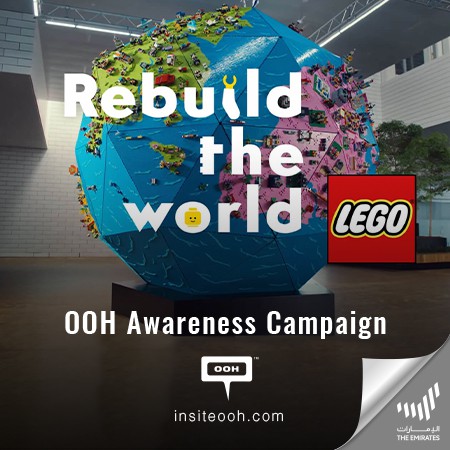 LEGO & Mohammed Bin Rashid Space Centre Aim to Rebuild The World As Shown on Dubai’s OOH Scene