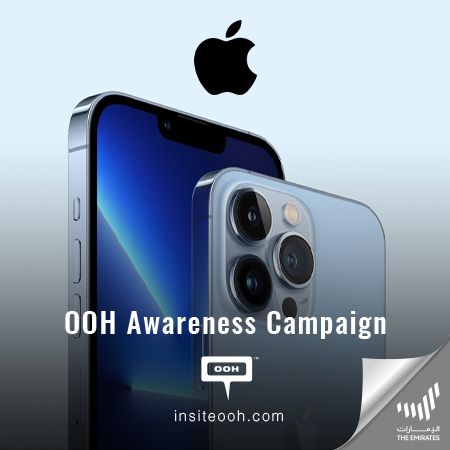 Apple Introduces the New iPhone 13 on Dubai's OOH Scene Coming in Millennial Pink!