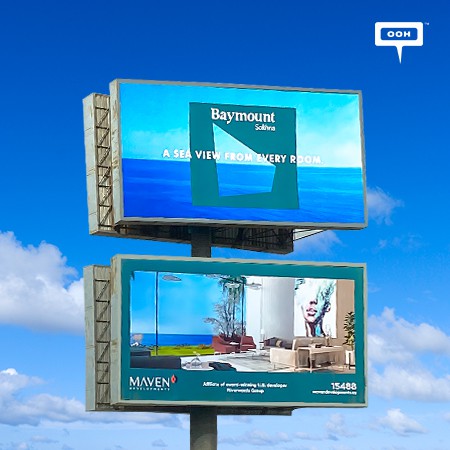 MAVEN Developments Announce Their Latest Project Baymount Sokhna on Cairo's Billboards
