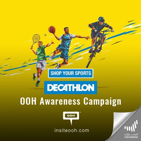 Decathlon Lands on Dubai’s Billboards to Announce That It’s Now Open in Dubai Mall