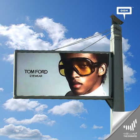 Tom Ford Lights Up Dubai's Billboards with A Sleek Design of Sunglasses