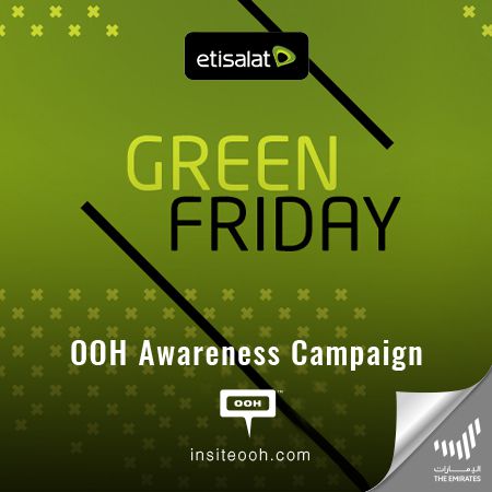 Etisalat Hosts a ‘Green Friday’ Where Consumers Can Enjoy 70% Off on Dubai’s OOH Scene