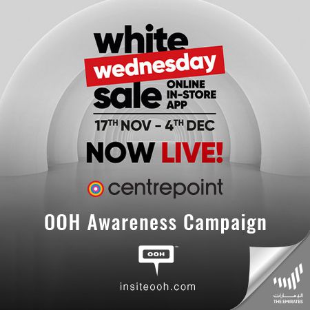 Centrepoint’s White Wednesday Sale Takes Over Dubai’s Outdoor Marketing Scene with Enticing Offers