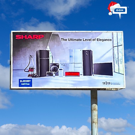SHARP Promotes its Home Appliances on Cairo's Billboards, Bringing an Ultimate Level of Elegance