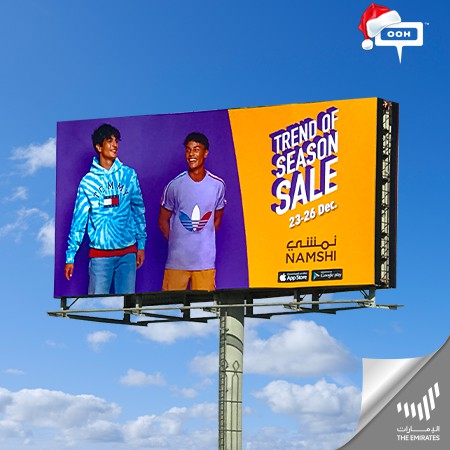 Namshi Electrifies Dubai's Billboards with its Trend of Season Sale!