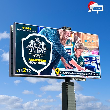 Majesty International School Announces “Admissions Now Open” with Sophisticated & Dapper Children on Cairo’s Billboards