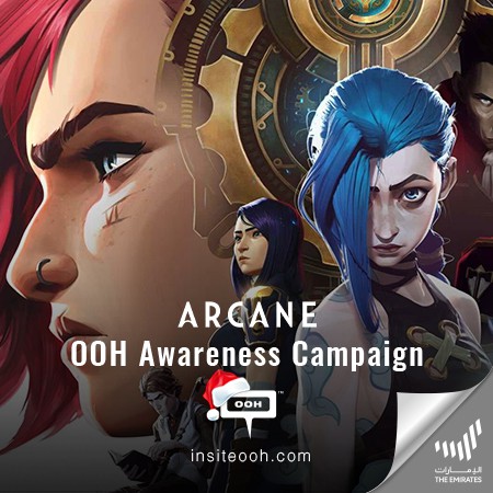 Riot Games Goes All Out on Their Latest Campaign Promoting The New Arcane Netflix Show on Dubai’s Billboards