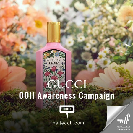 Gucci Spreads The Vibrant Aroma of Flora's “Gorgeous Gardenia” All Over Dubai’s Billboards