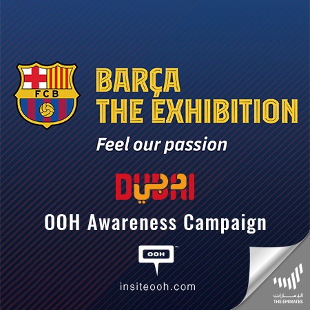 Dubai Calendar Presents Barça The Exhibition on UAE's Billboards in Partnership with MBC Group & DSF for FC Barcelona Fans