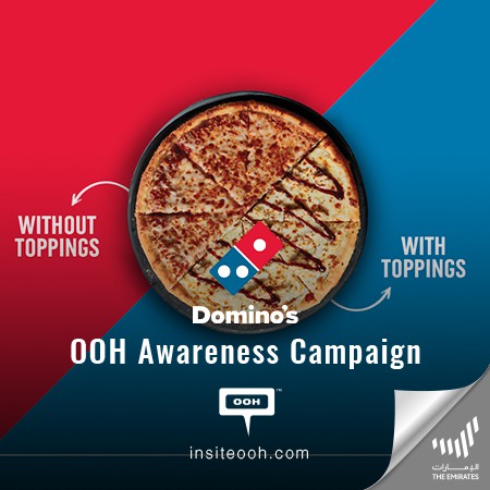 Dominos Launches “Everyday Value” Mouthwatering Pizza All Over Dubai's Billboards.