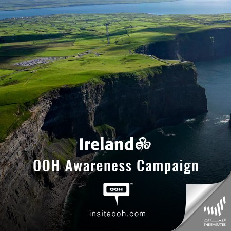 Dubai OOH Scene Invites Adventurers To Visit Ireland in An Epic Road Trip Filled Up with The Most Dramatic Landscapes & The Natural Delights!