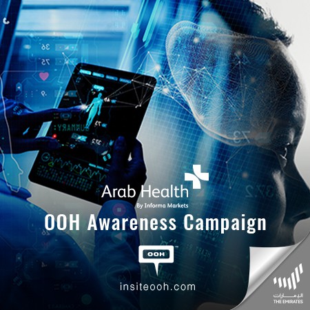 Arab Health and Medlab Middle East Join Forces on UAE's Billboards; Join the Region's Healthcare Community!
