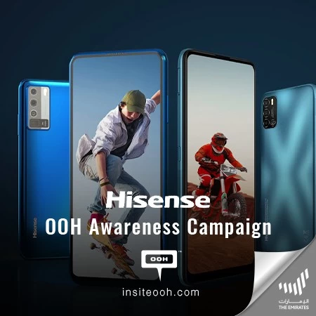 Hisense Announces Its Entry into The Smartphone Segment Across The MENA Region on Dubai's OOH Scene