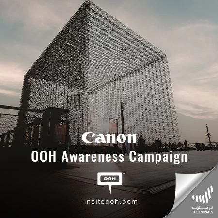 Canon Inspires a World of Change as Part of EXPO 2020 Dubai UAE on Prime Billboards