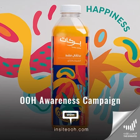 Barakat Bubbles on Dubai’s Billboards with Their Juiced Daily Bottles & Bursting Flavor