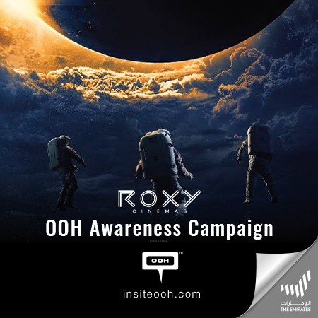 Roxy Cinemas Pops Up Across Dubai's OOH Scene With Moonfall Official Poster