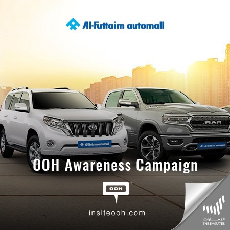 Al-Futtaim Automall Showcases a range of used Toyota from Various models on Dubai's Billboards with Reasonable Budget