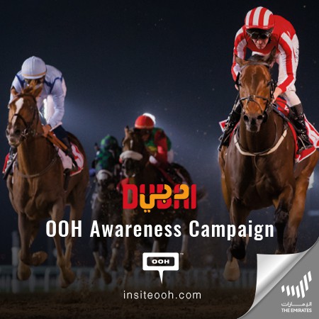Dubai World Cup Saddles Up on Dubai’s Billboards Announcing the Annual Horse Race