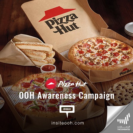 Pizza Hut Parades Their Hut Signatures Range on Dubai’s OOH Scene
