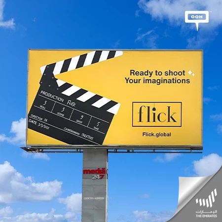 Flick is Ready to Shoot Your Imaginations with an OOH Campaign on Dubai's Billboards!