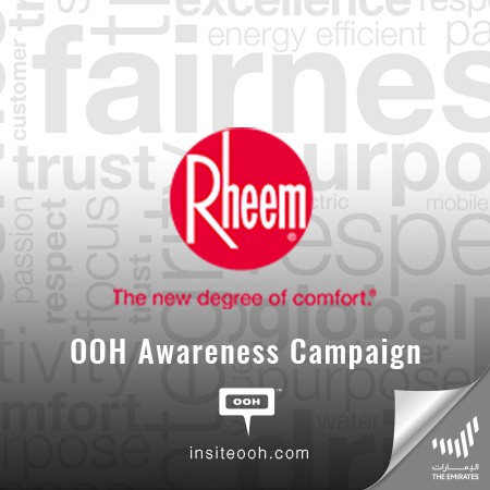 Rheem Manufacturing Company Rocks UAE’S OOH Arena Promoting Its Wide Range Of AC’s And More