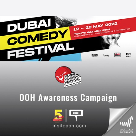 Dubai Comedy Festival Features Starry Lineup of Comedians & Reveals Its Calendar on UAE’s Billboards