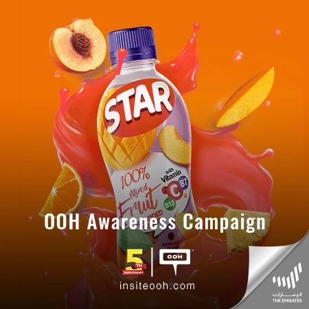 STAR Quenches The Audience’s Thirst on Dubai’s Billboards with Its 100% Wholesome Juices
