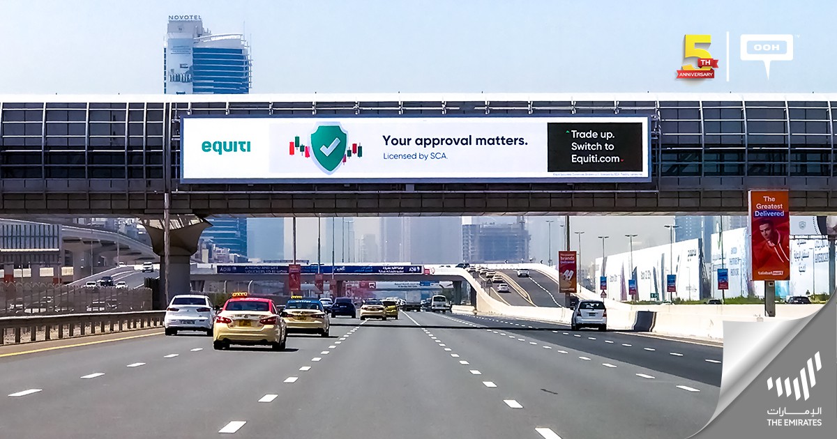 Dubai's OOH Scene Invites to Trade Up & Switch To Equiti Fintech Firm ...