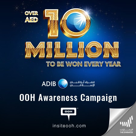 ADIB Encourages Customers With The Incentive of 10 Million AED To Be Won Every Year on Dubai’s Billboards
