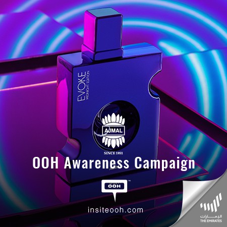 Capturing The Magic Like Never Before: Ajmal’s Evoke Midnight Edition On Dubai’s Billboards
