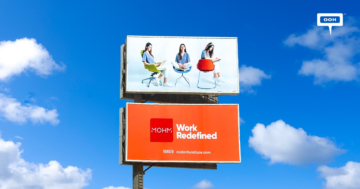 ‘Work, Redefined’ As MOHM Furniture Excites Cairo’s OOH Audience