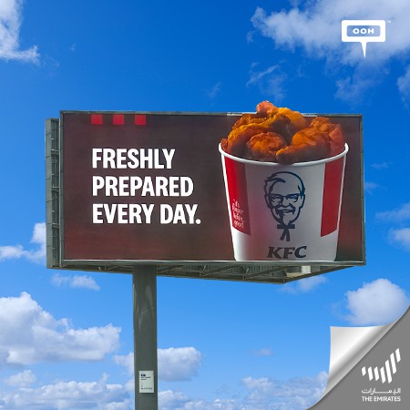 KFC Makes a Finger Lickin' Appearance on Dubai’s Billboards Highlighting their Premium Quality