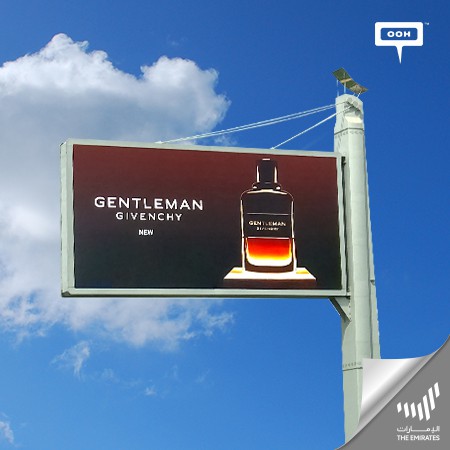 Givenchy Spreads The Classic Aroma of Their Perfume “Gentleman” All Over Dubai’s OOH Scene