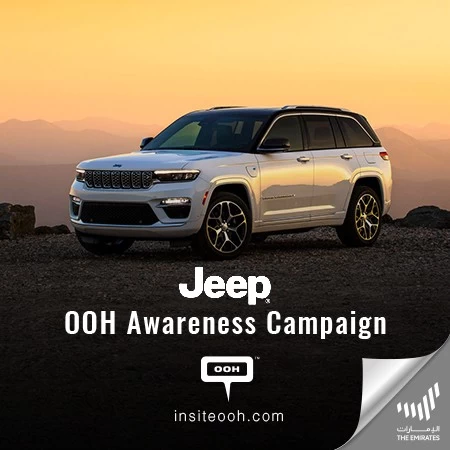 A New Era of Refinement Was Born With Jeep’s Grand Cherokee L on UAE’s Billboards