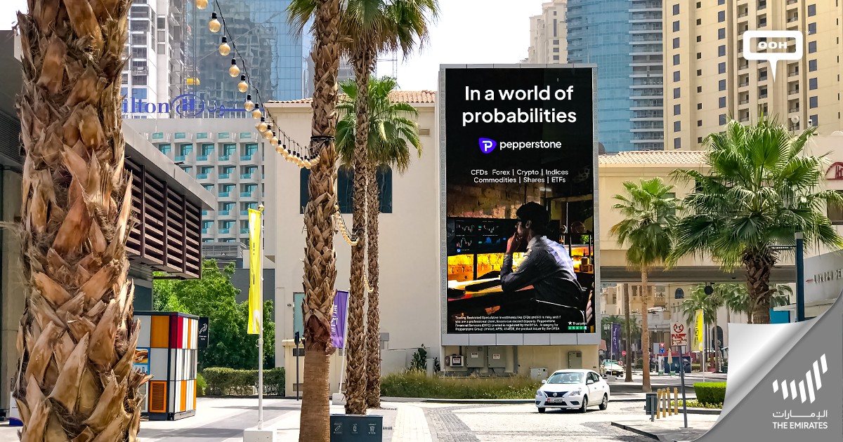 Pepperstone Invites You to Seize the Possibilities on Dubai’s DOOH