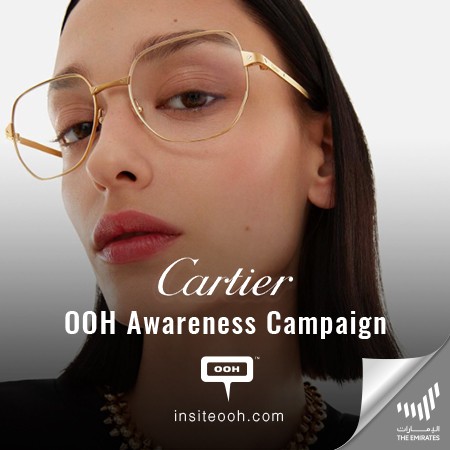Cartier Flourishes on UAE’s Billboards with a Bewildering New Feature of their 2022 Eyewear Collection