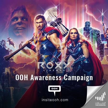 Roxy Cinemas Announce The Release Date of Marvel’s Awaited Thor: Love and Thunder on UAE’s Billboards