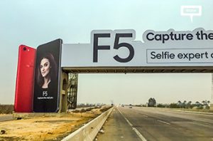 OPPO amazes viewers with their new F5 bridge