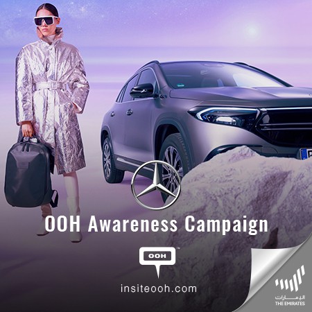 Mercedes-Benz Radiates Incomparable Modernity Upon UAE’s OOH Arena While Parading The New Electric EQE Business Sedan