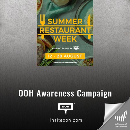 Summer Restaurant Week Invites Dubai’s DOOH Audiences to Dine Out at Top Eateries With Tasty Prices!
