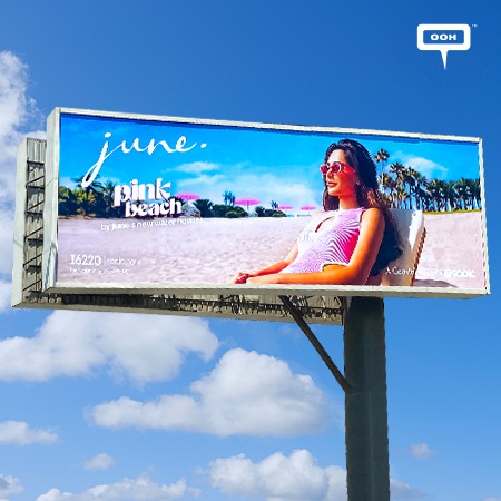 June North Coast Parades Its Latest Addition “Pink Water Houses” on Cairo’s Billboards